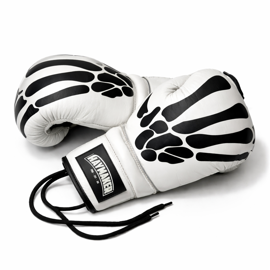 BONE EDITION | WHITE | PRO FIGHT 100% LEATHER