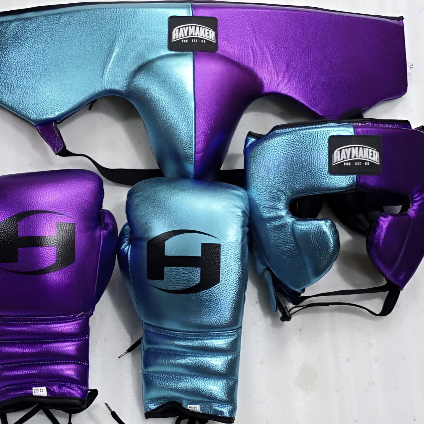 EDITION METALLIC BOXING | | 100% PRO SET LEATHER SPARRING – HAYMAKER |