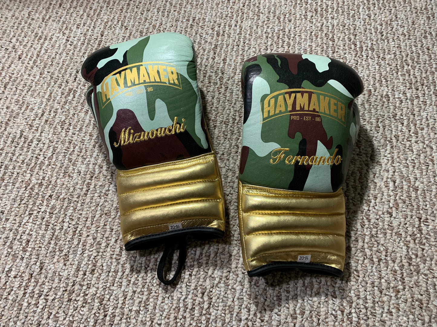 CAMO PRINT | PRO ELITE GLOVES 100% LEATHER