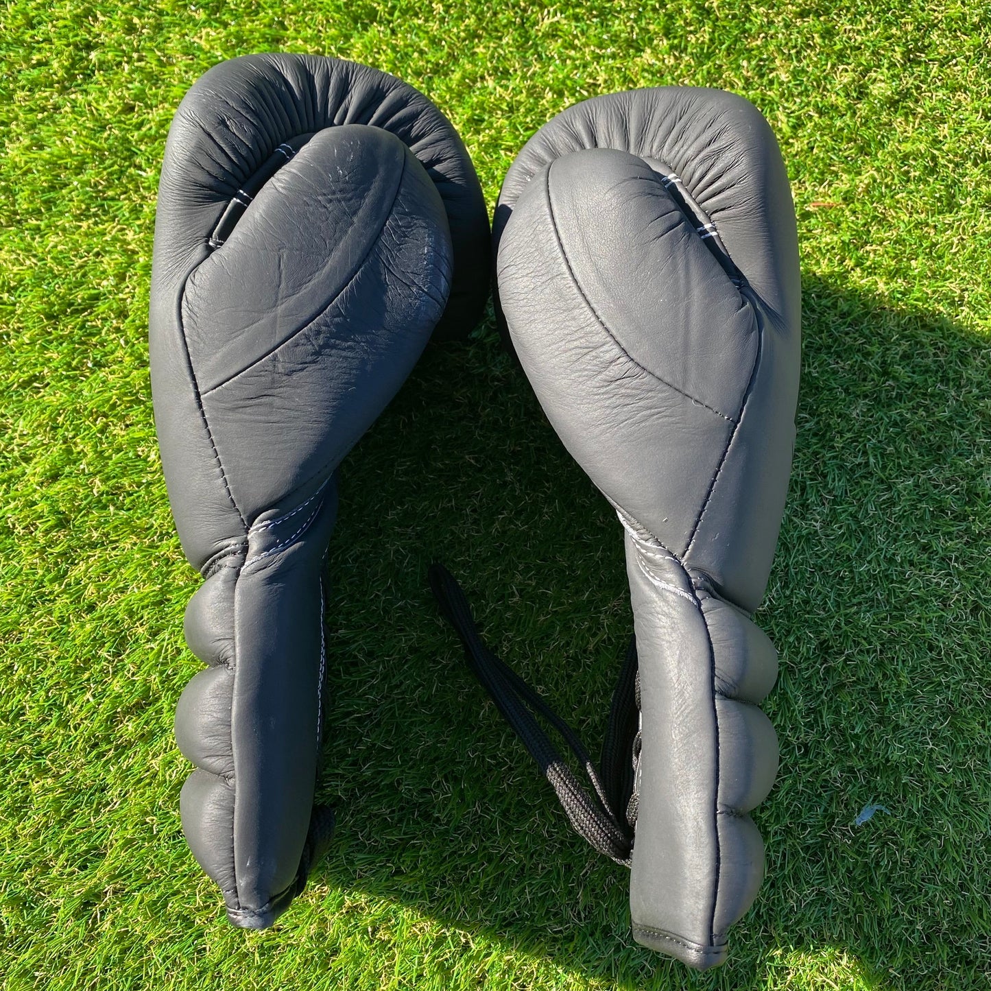 MATTE BLACK | PRO ELITE GLOVES 100% LEATHER