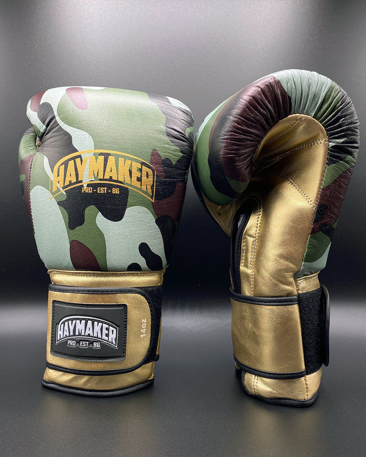 Boxing fashion gloves camo