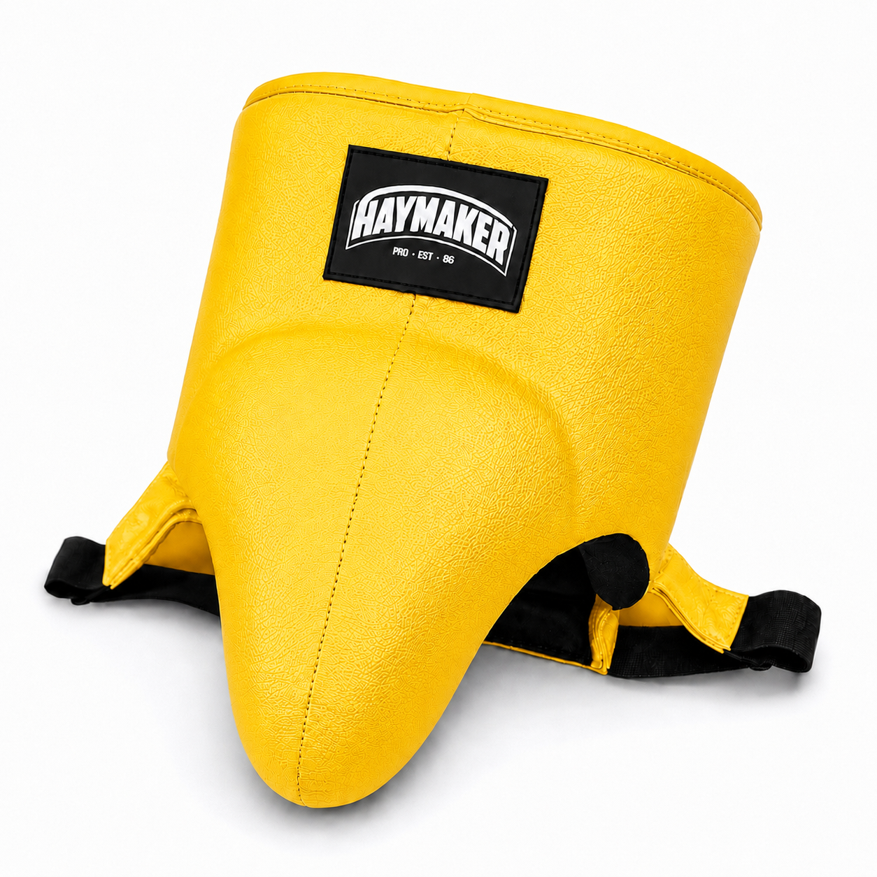 Groin Guard Yellow | 100% Leather