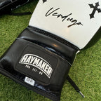 HM CRUCIFIX WHITE & BLACK | PRO ELITE GLOVES 100% LEATHER