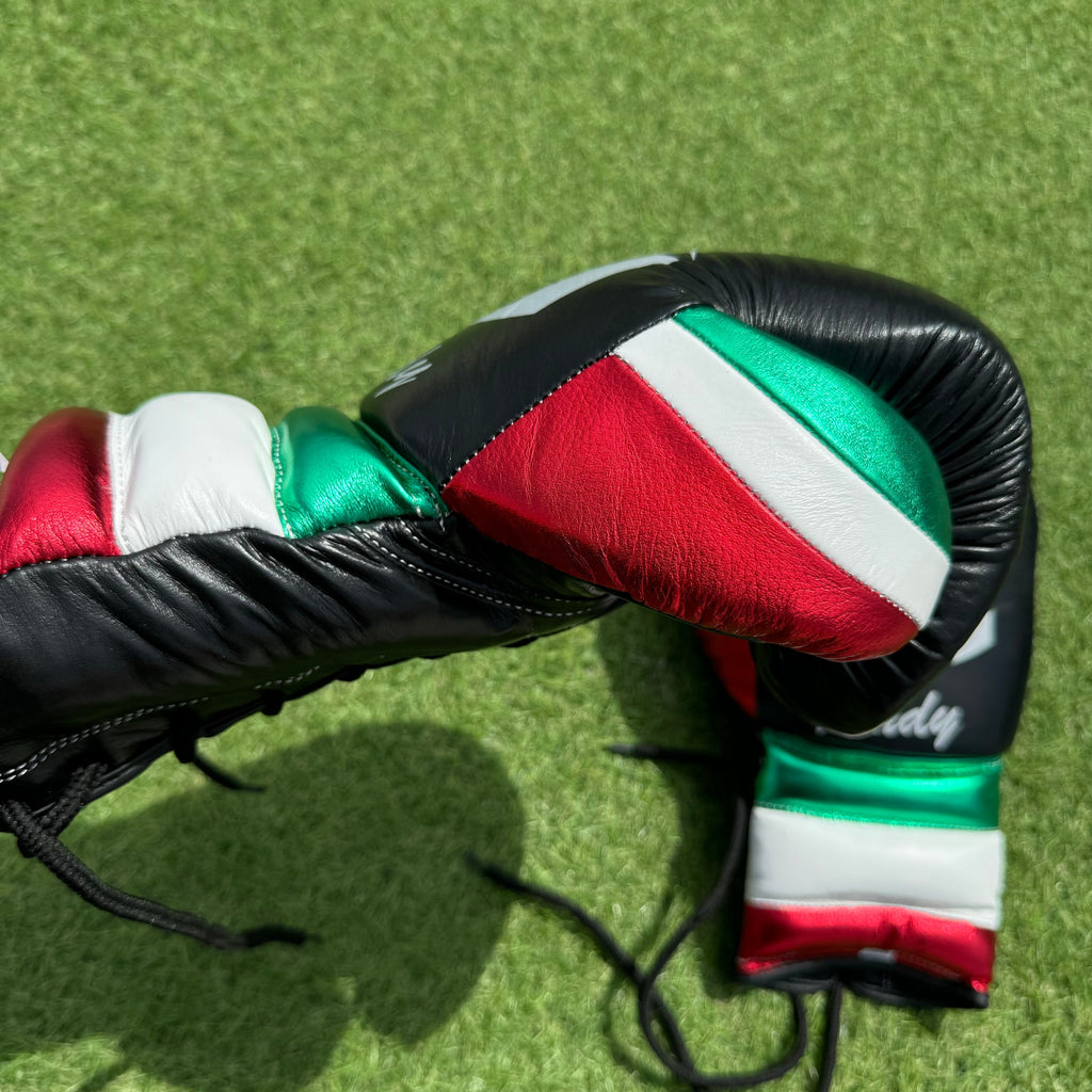 BLACK MEXICAN STYLE | BOXING GLOVES 100% LEATHER