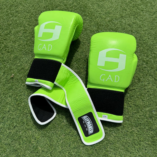 LIME GREEN | BOXING GLOVES 100% LEATHER