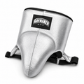 Groin Guard Rose Silver | 100% Leather