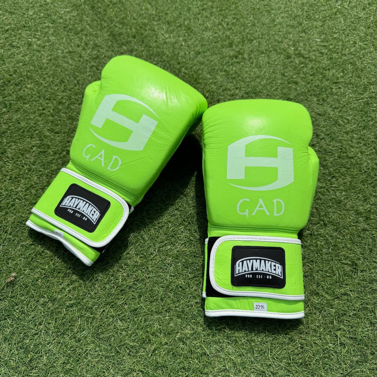 LIME GREEN | SPARRING SET | 100% LEATHER