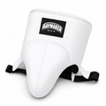 Groin Guard White | 100% Leather