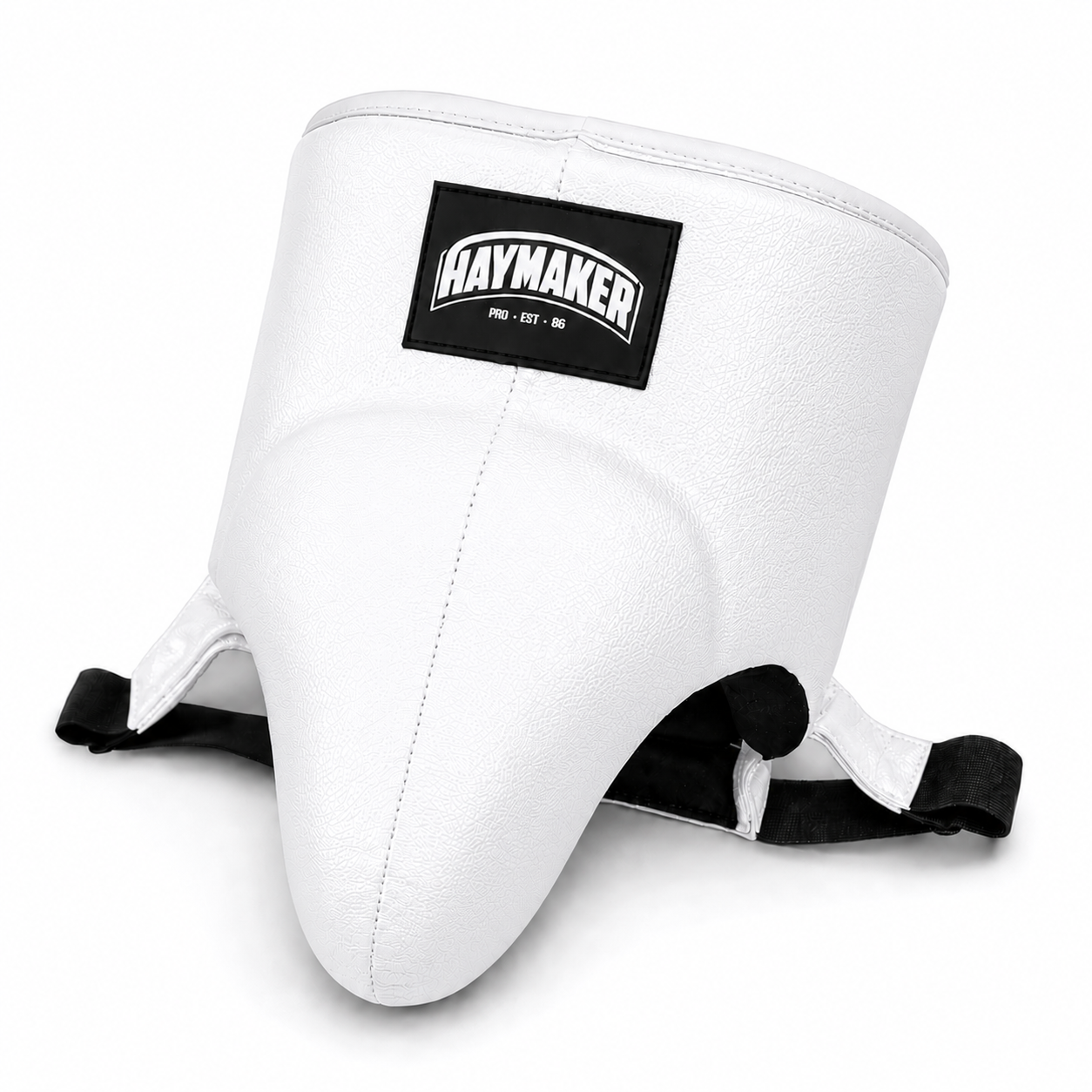 Groin Guard White | 100% Leather