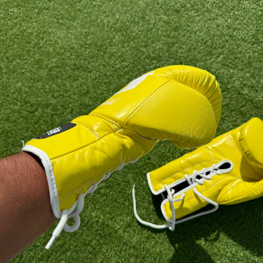 YELLOW | PRO ELITE | PRO ELITE GLOVES 100% LEATHER