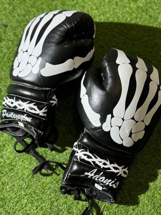 SKELETON HANDS | PRO ELITE GLOVES 100% LEATHER