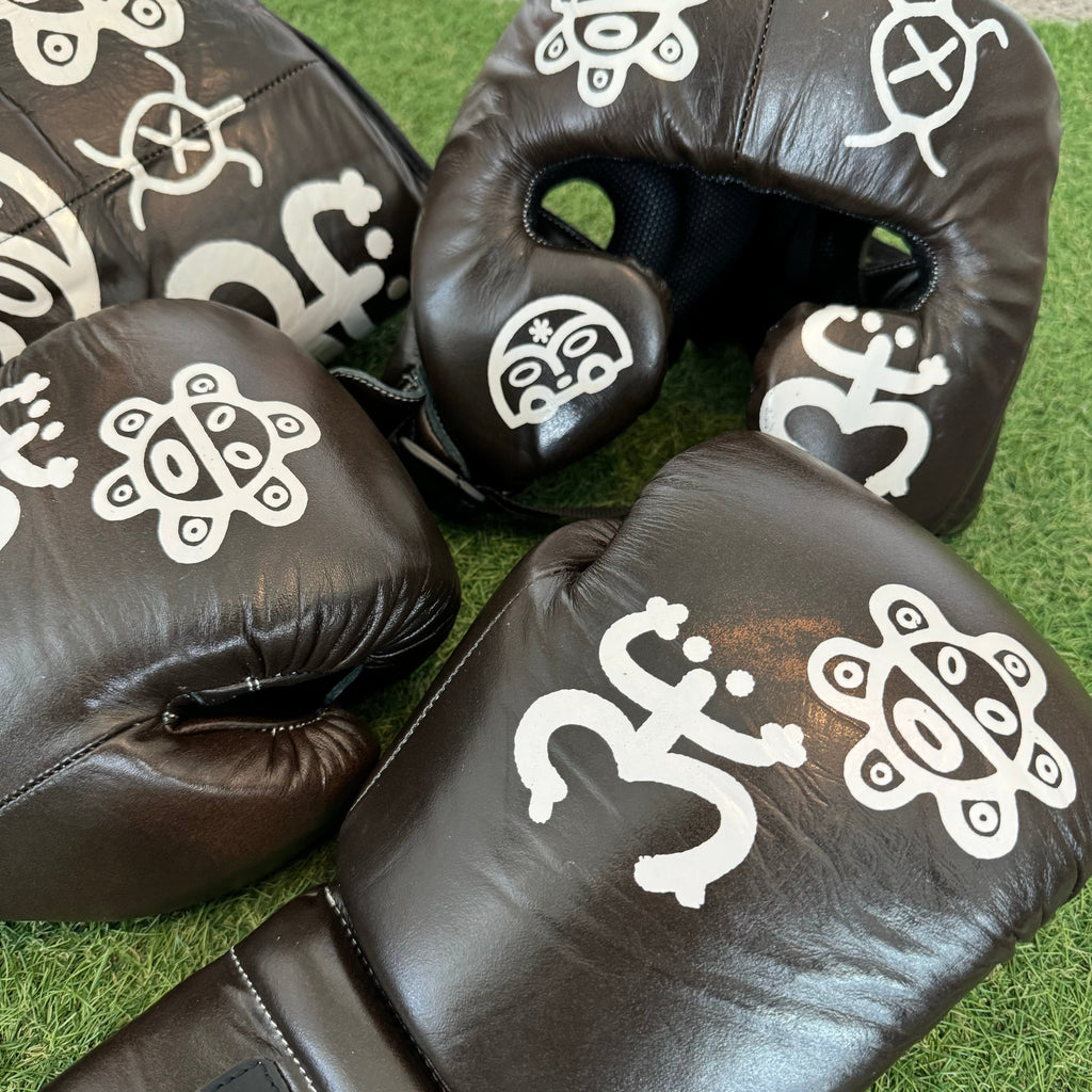 PUERTO RICAN CUTLURE | BOXING SPARRING SET | 100% LEATHER