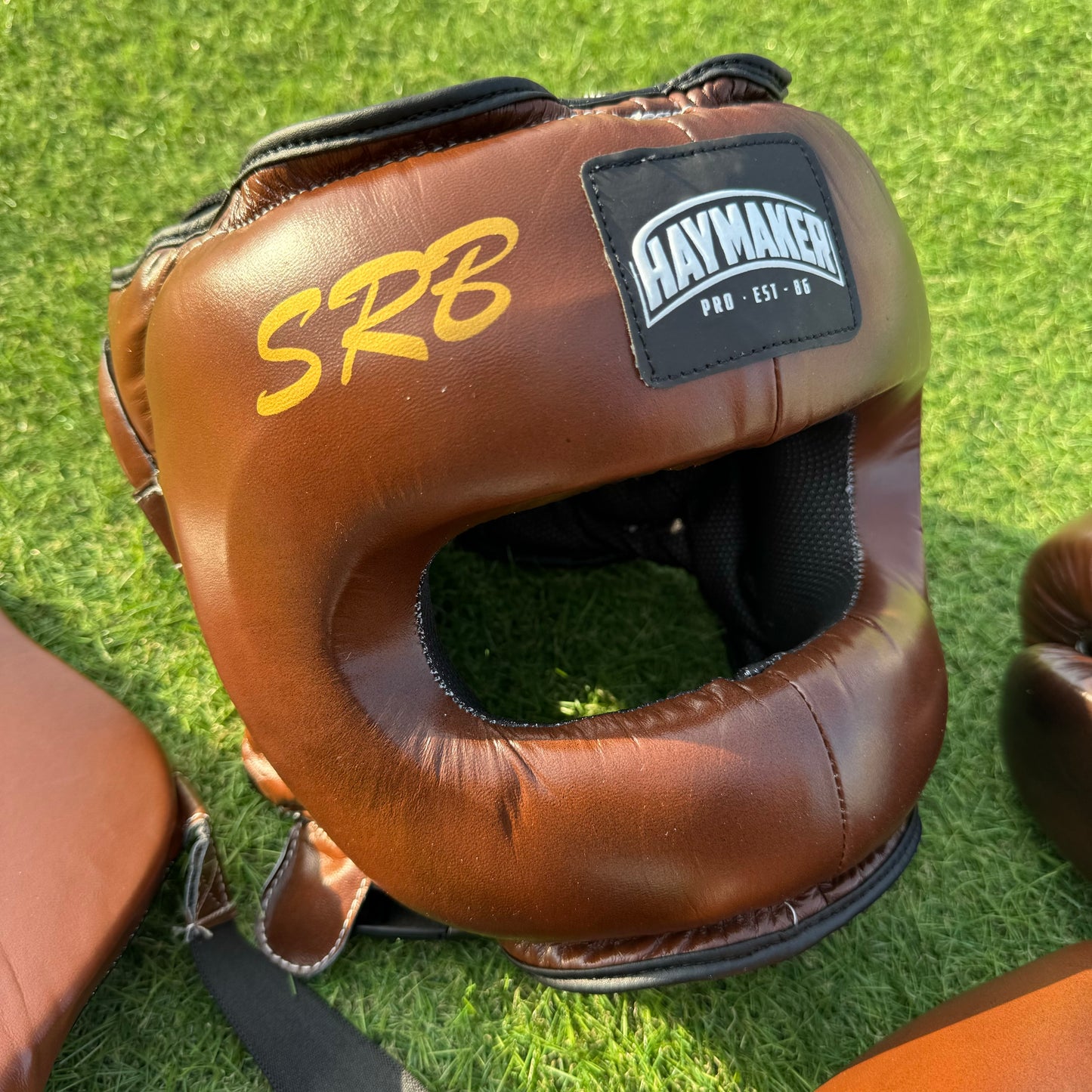 VINTAGE BROWN | SPARRING SET | 100% LEATHER