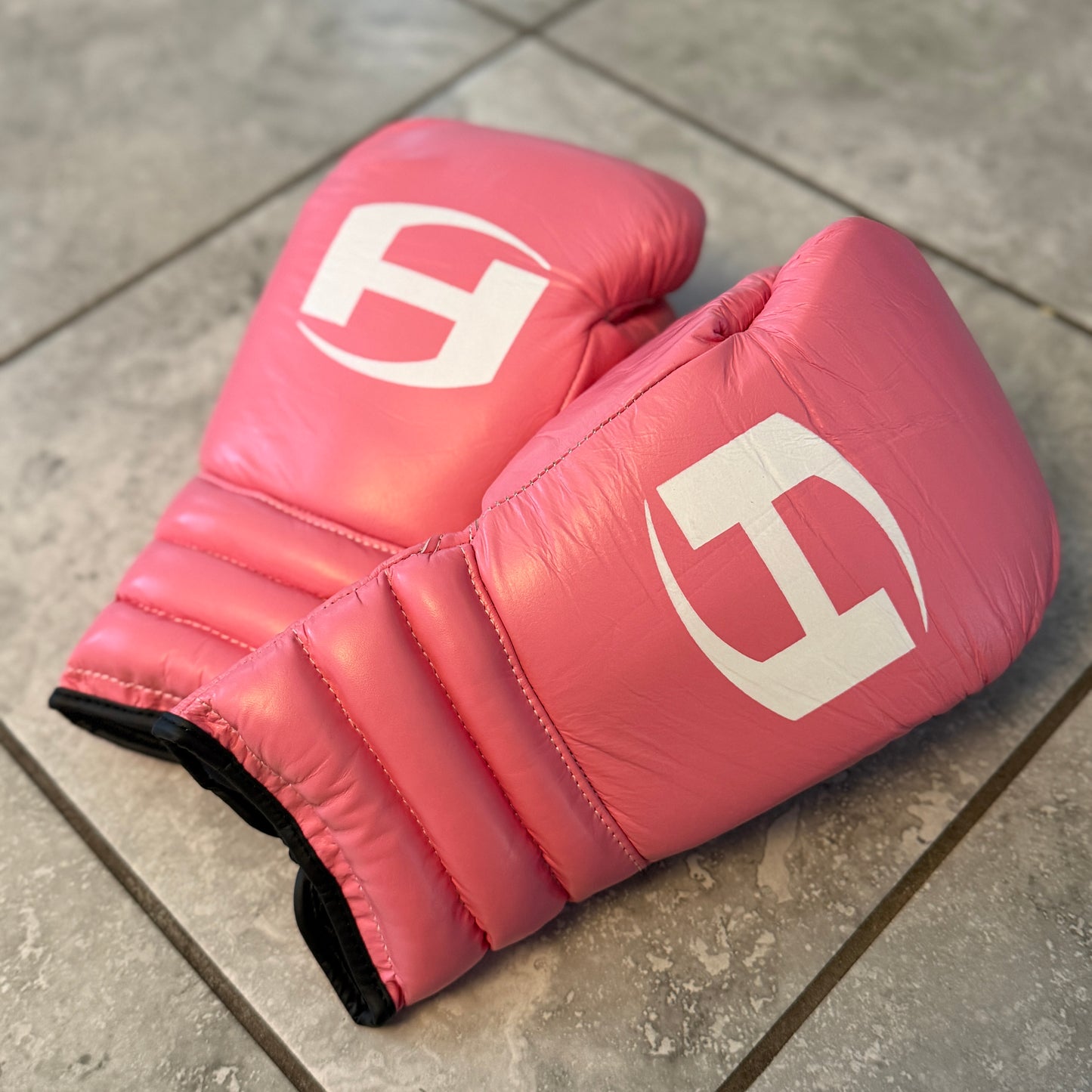 SOLID PINK | PRO ELITE GLOVES 100% LEATHER