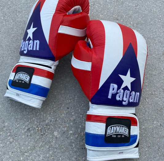 PUERTO RICO | BOXING GLOVES 100% LEATHER