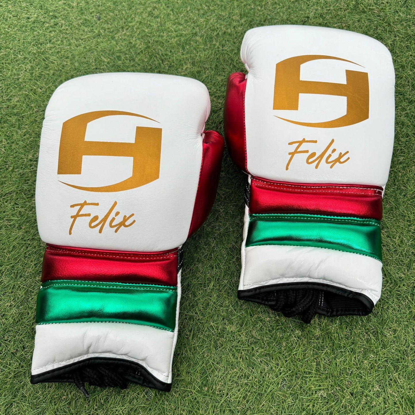 METALLIC MEXICO | BOXING GLOVES & SPARRING SET | 100% LEATHER