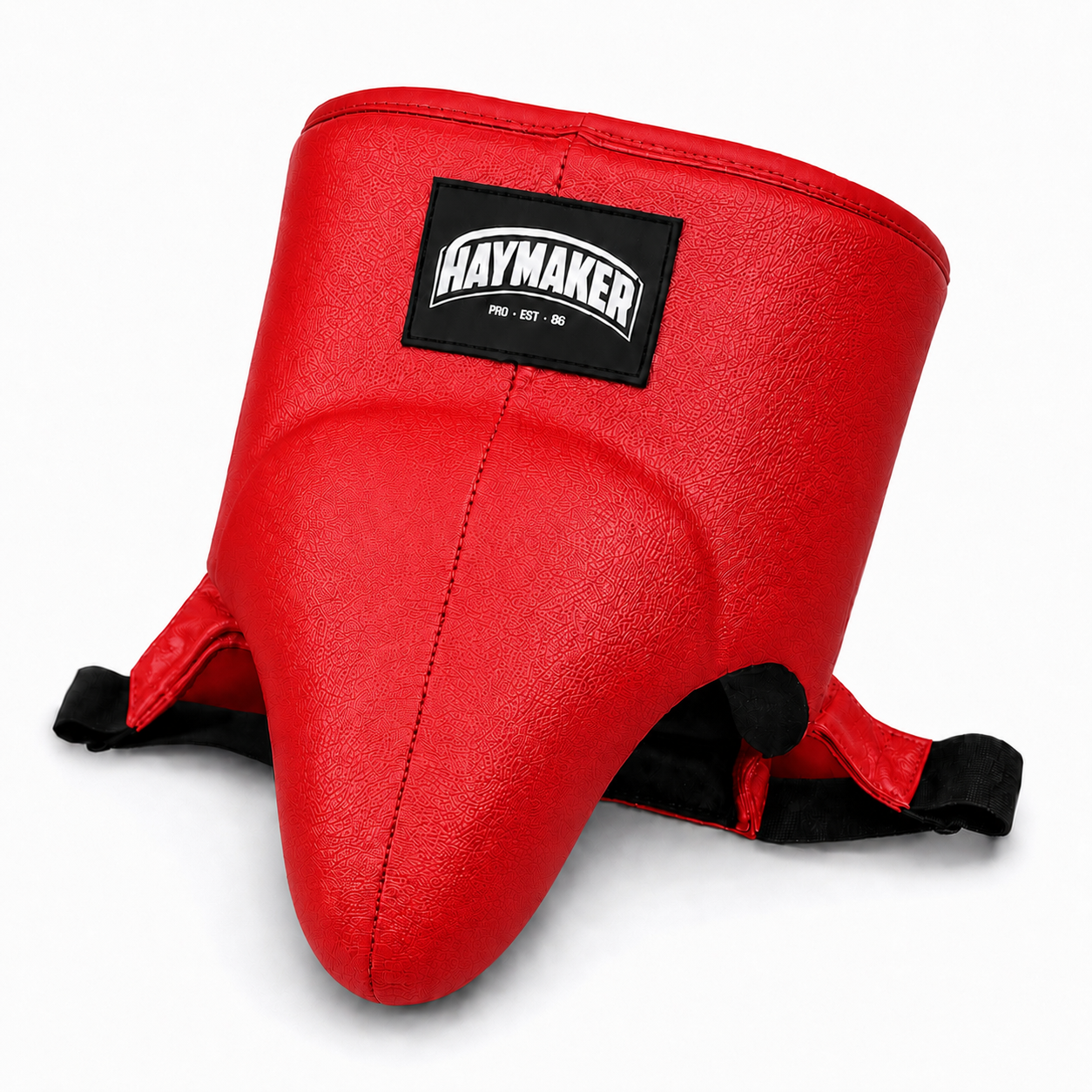 Groin Guard Red | 100% Leather
