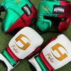 METALLIC MEXICO | BOXING GLOVES & SPARRING SET | 100% LEATHER