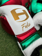METALLIC MEXICO | BOXING GLOVES & SPARRING SET | 100% LEATHER