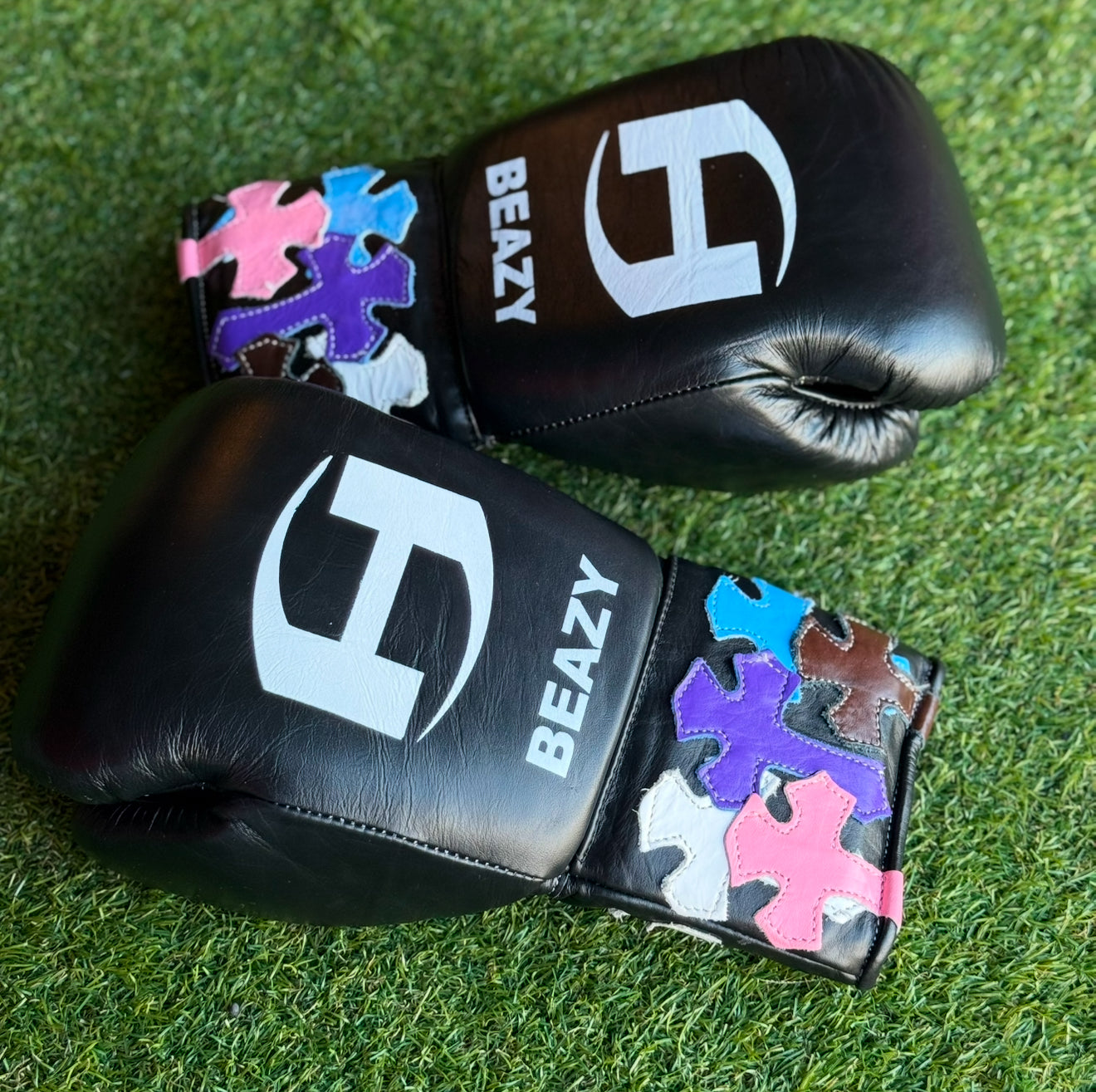 CRUCIFIX BLK | PRO ELITE GLOVES 100% LEATHER