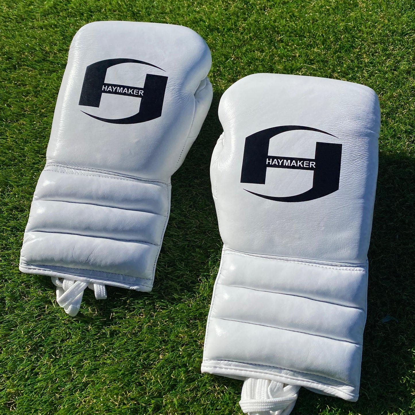 WHITE | PRO ELITE GLOVES 100% LEATHER