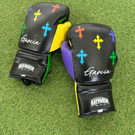 HM CRUCIFIX MULTI COLOR | BOXING GLOVES 100% LEATHER