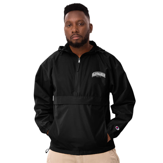 BLACK CHAMPION FASION JACKET | TEAM HAYMAKER (EMBROIDERED)